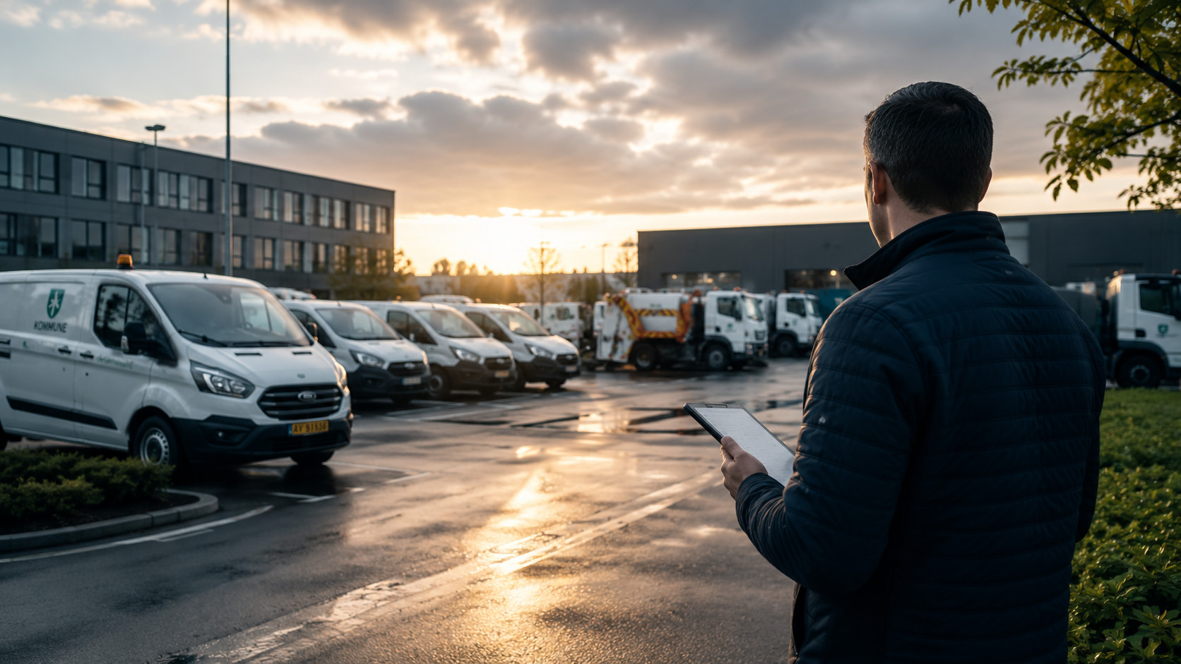 A vehicle fleet kept compliant with Digital Servicebook