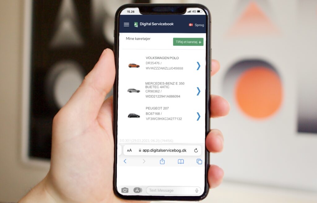 Alle bilers servicehistorik lige ved hånden